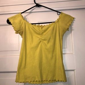 hollister off the shoulder top